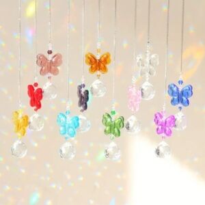 Bubble butterfly suncatcher